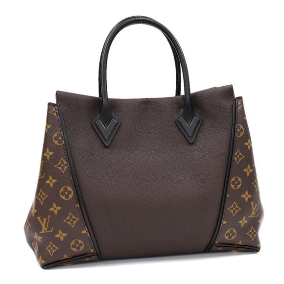 Louis Vuitton W Tote PM Monogram Canvas Leather - Picture 1 of 8